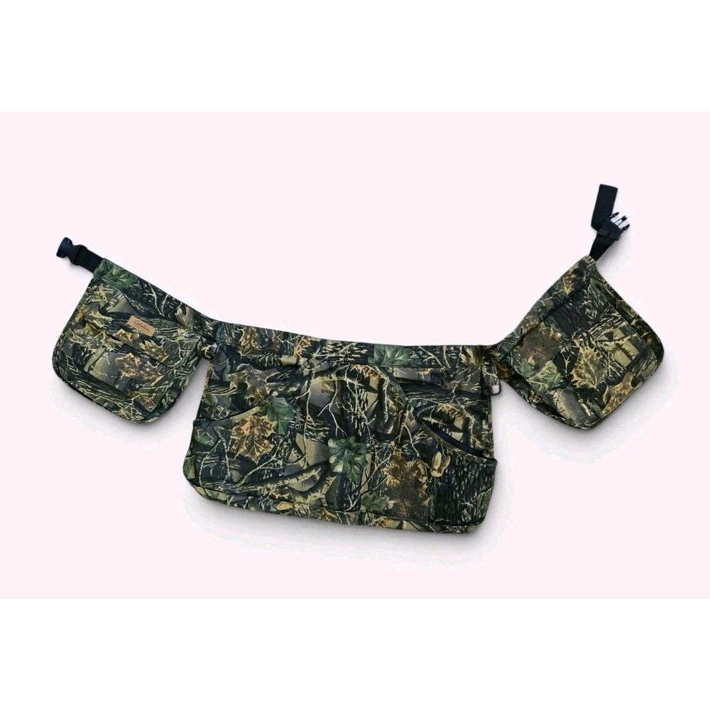 Cabelas Seclusion 3D Camo Dove Belt 2XL Game Bag Shell Pockets Hunting Pack Vtg